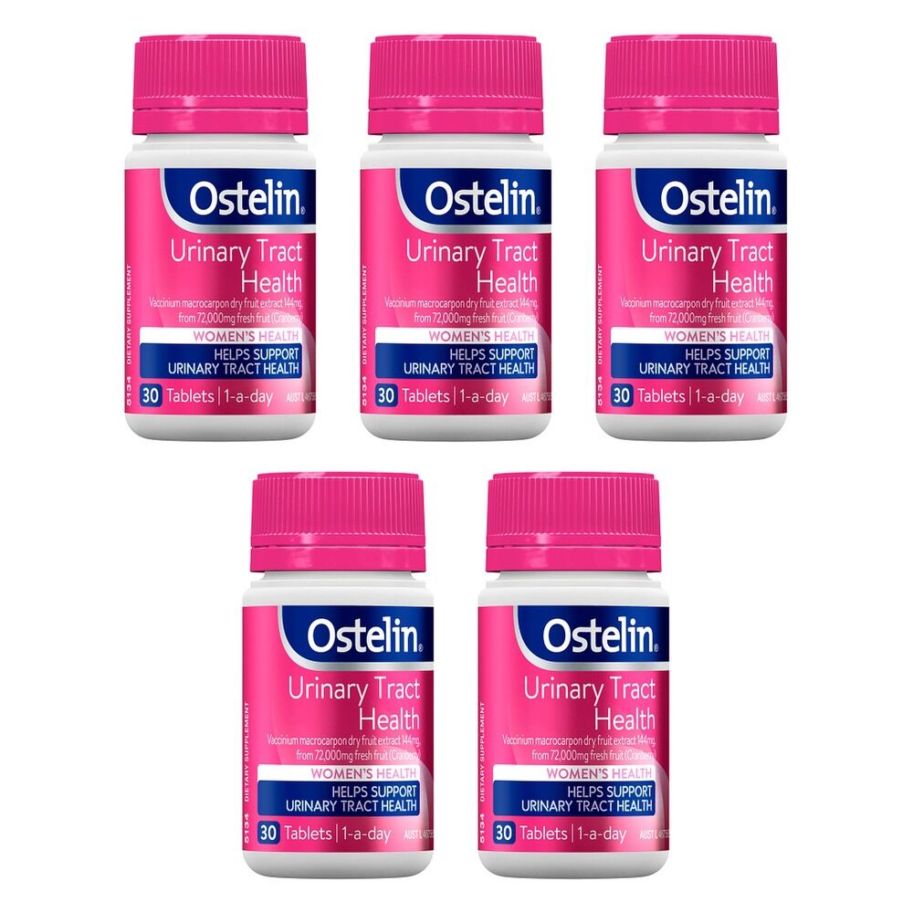 Ostelin Urinary Tract Health Women's Health 30 Tablets Pack of 5