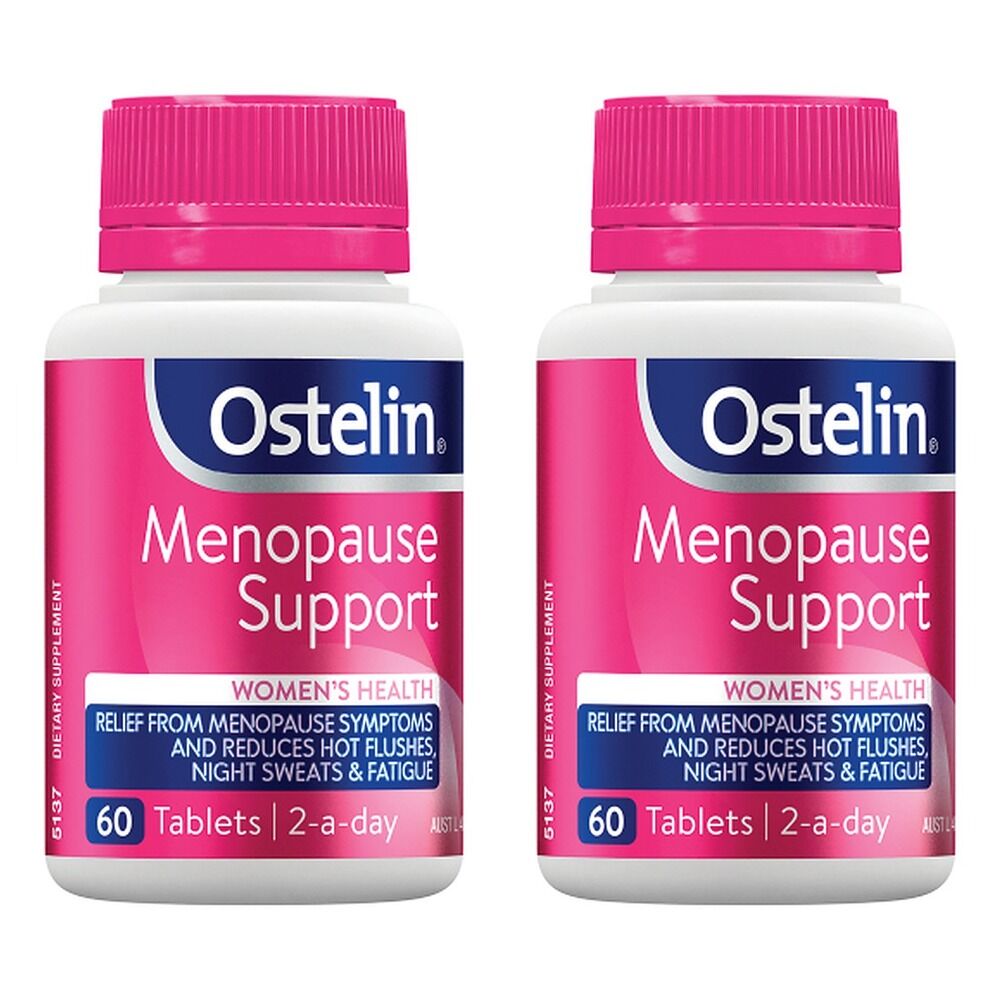 Ostelin Menopause Support Women's Health 60 Tablets Pack of 2