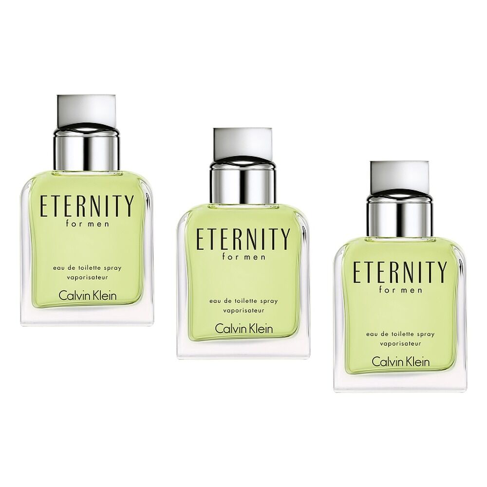 Calvin Klein Eternity For Men EDT 100mL Pack of 3