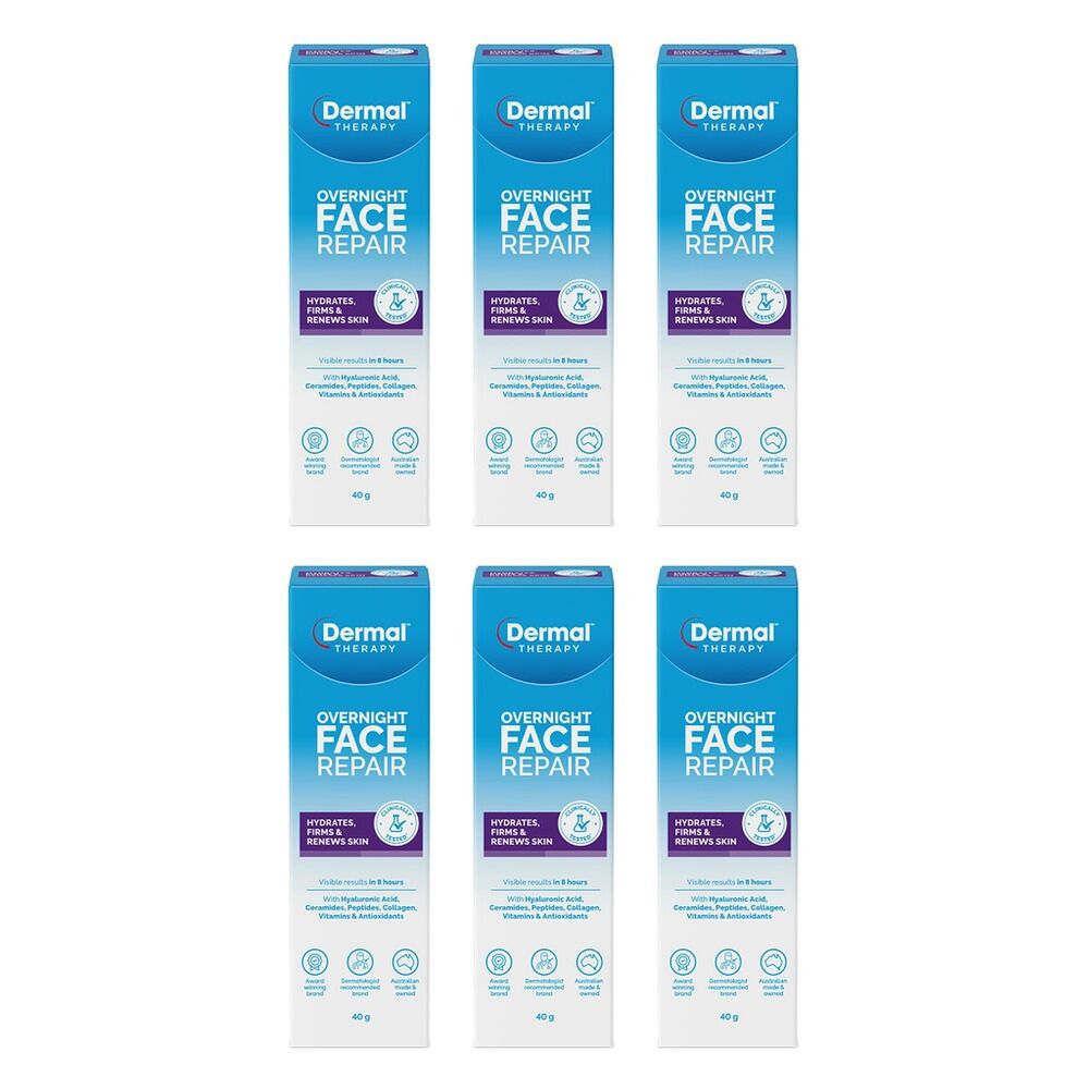 Dermal Therapy Overnight Face Repair 40g Pack of 6