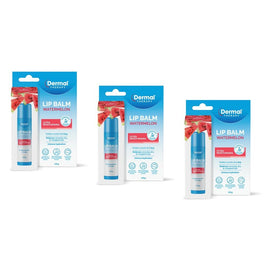Dermal Therapy Lip Balm Stick Watermelon 4.8g x 6 Bundle of 3