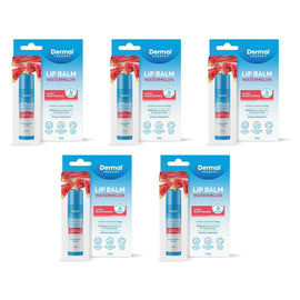 Dermal Therapy Lip Balm Stick Watermelon 4.8g x 6 Bundle of 5