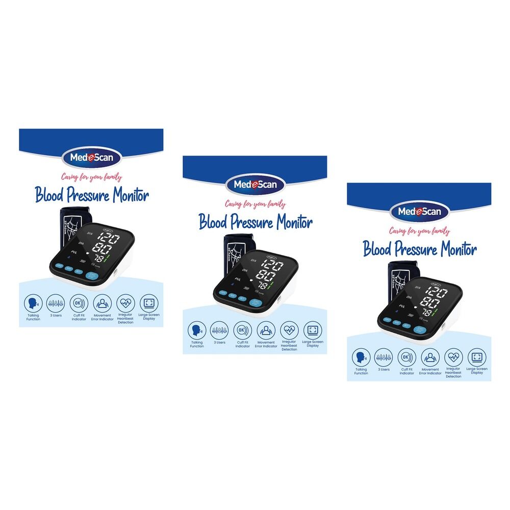 Medescan Blood Pressure Monitor Pack of 3