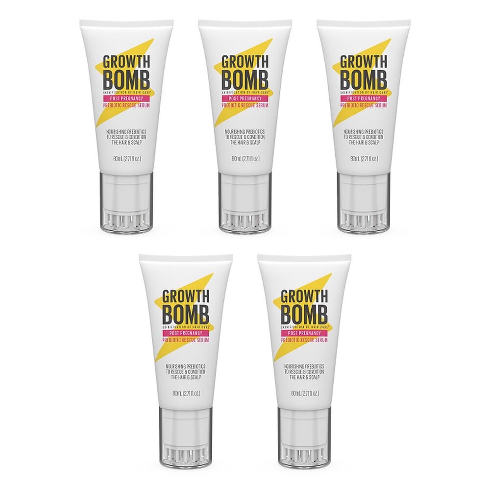 Growth Bomb Post Pregnancy Prebiotic Rescue Serum 80mL Pack of 5