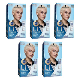 Schwarzkopf LIVE Colour Intense Bleach Absolute Platinum 00A Pack of 5