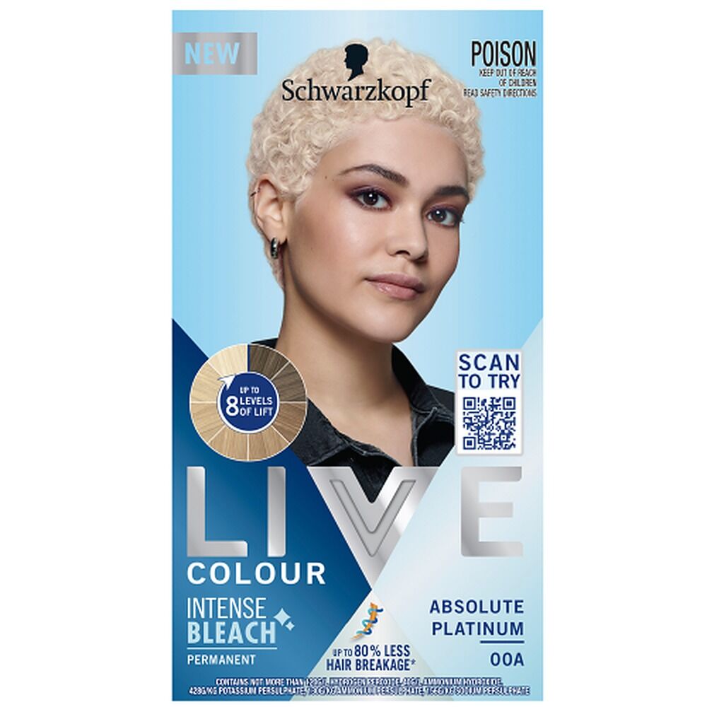 Schwarzkopf LIVE Colour Intense Bleach Absolute Platinum 00A