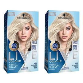 Schwarzkopf LIVE Colour Intense Bleach Max Blonde 00B Pack of 2