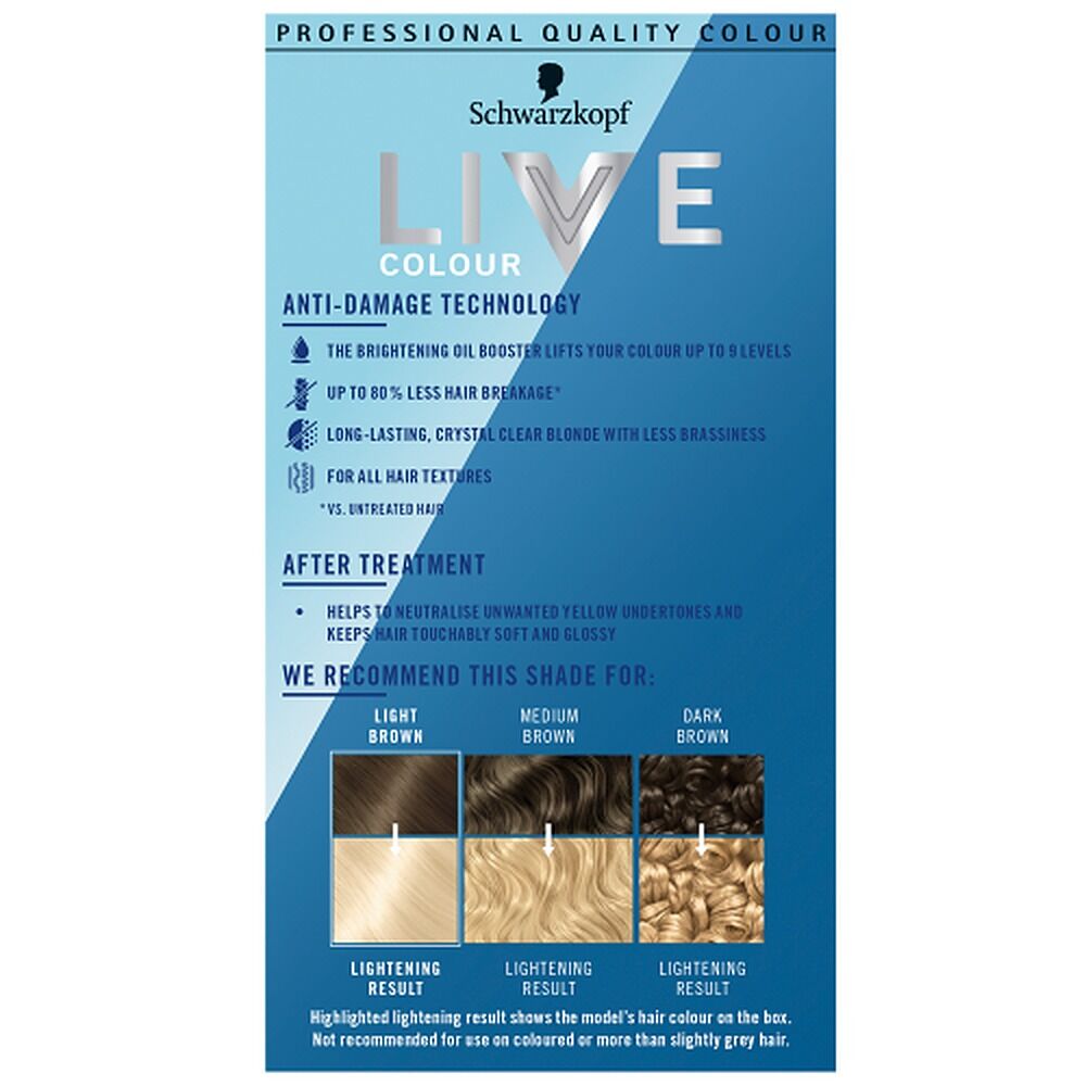 Schwarzkopf LIVE Colour Intense Bleach Max Blonde 00B