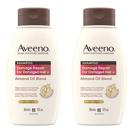 Aveeno Damage Repair+ Almond Oil Blend Shampoo 354mL Pack of 2