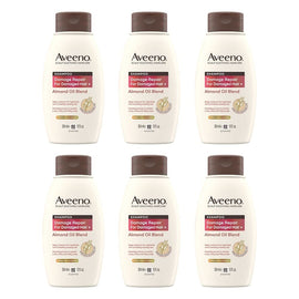 Aveeno Damage Repair+ Almond Oil Blend Shampoo 354mL Pack of 6