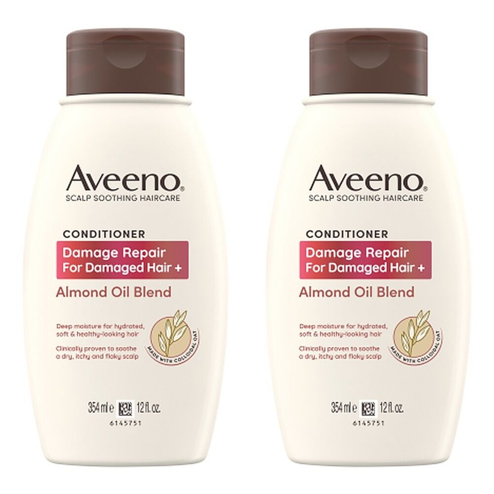Aveeno Damage Repair+ Almond Oil Conditioner 354mL Pack of 2