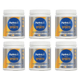 Hydralyte Plus Sports Orange Flavoured Powder 900g Pack of 6