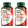 Nature's Own Triple Strength Garlic + C, Horseradish 100 Tablets Pack of 2