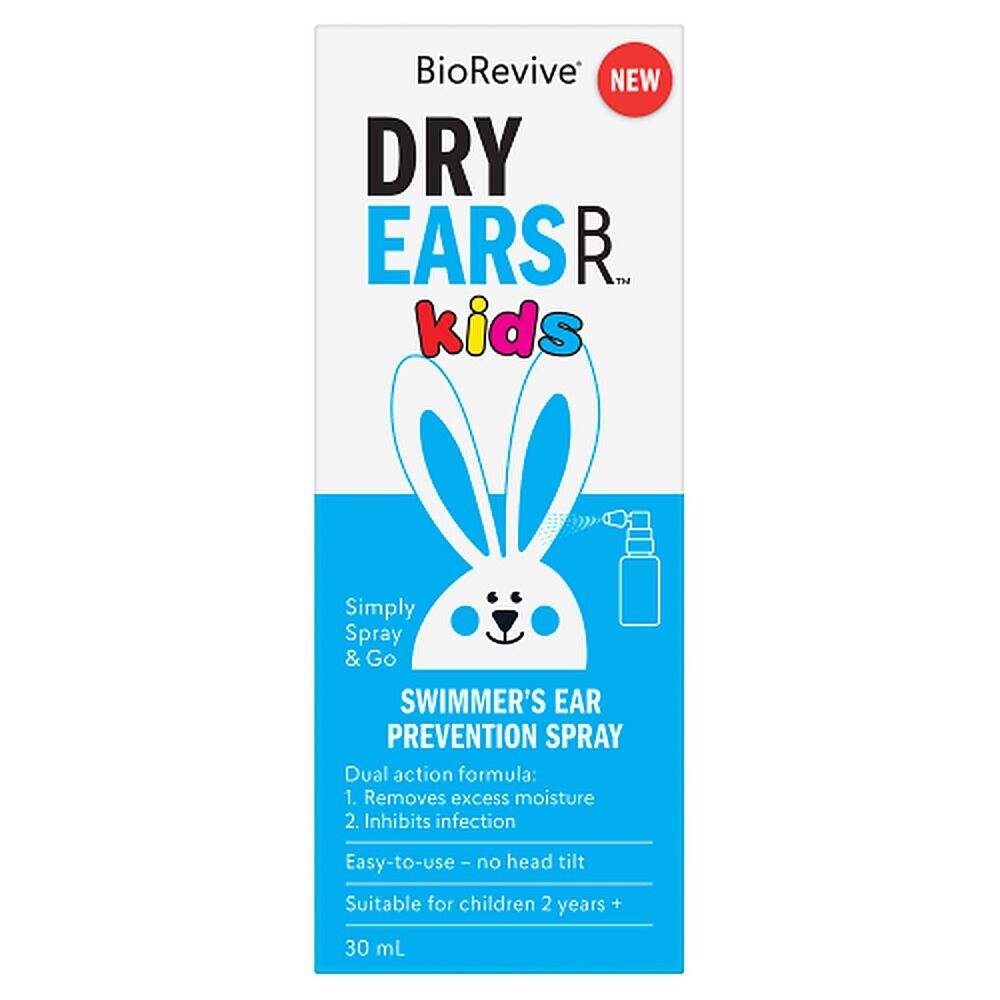 BioRevive DryEars Kids Swimmer's Ear Prevention Spray Blue 30mL