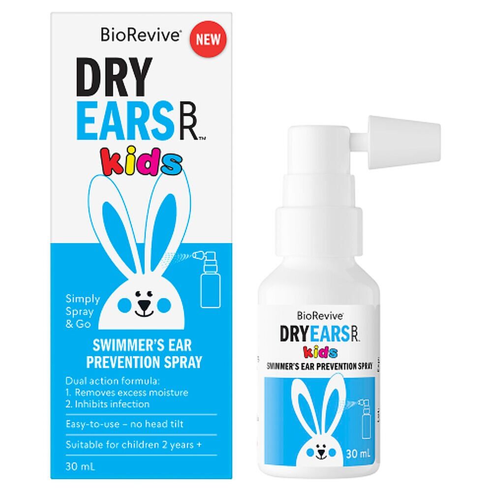 BioRevive DryEars Kids Swimmer's Ear Prevention Spray Blue 30mL