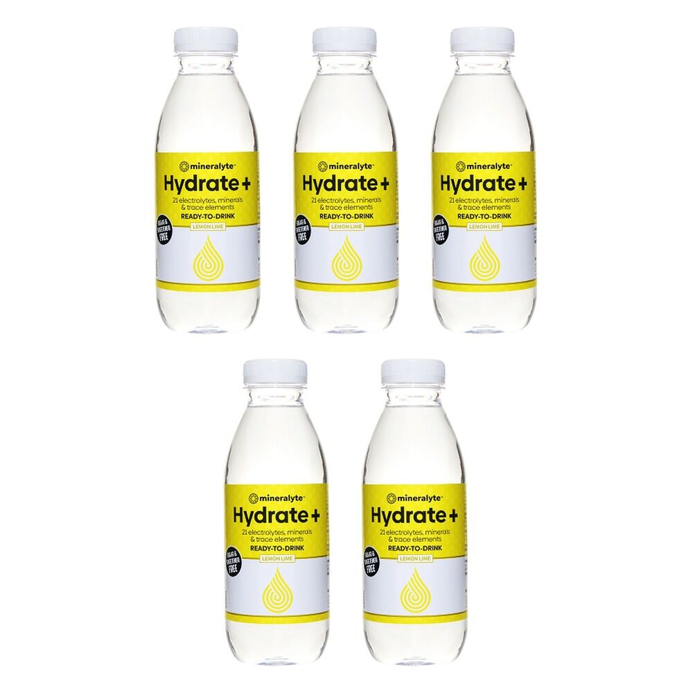 Mineralyte Lemon/Lime Drink 500mL Pack of 5