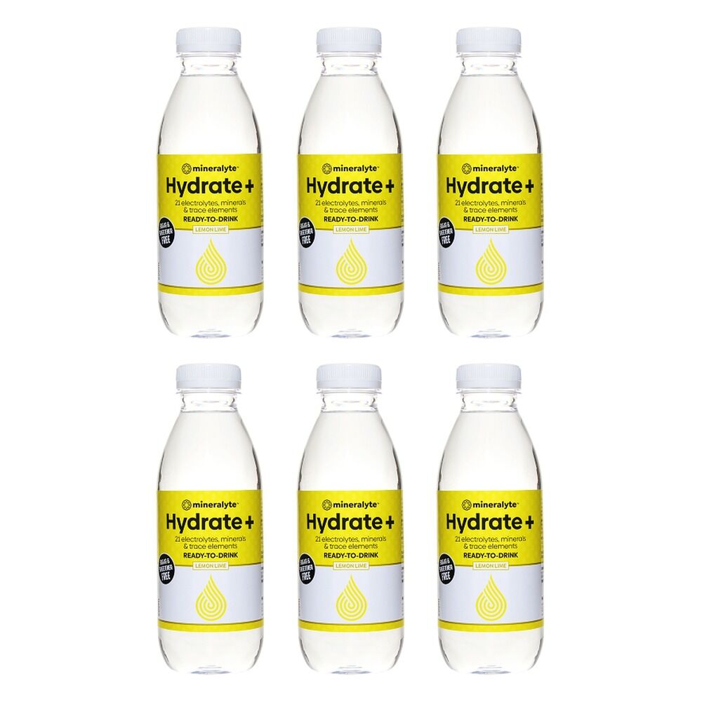 Mineralyte Lemon/Lime Drink 500mL Pack of 6