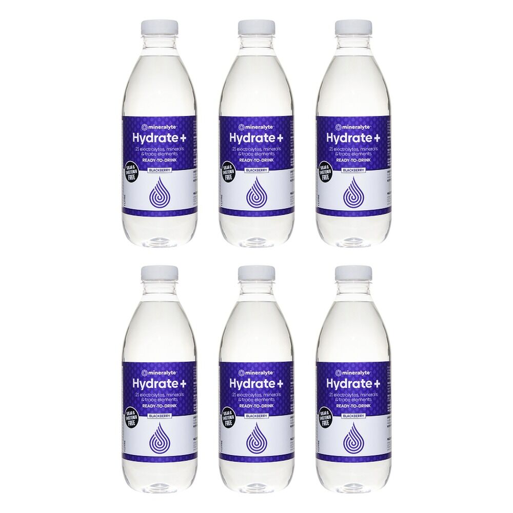 Mineralyte Blackberry Drink, Litre Bottle Pack of 6