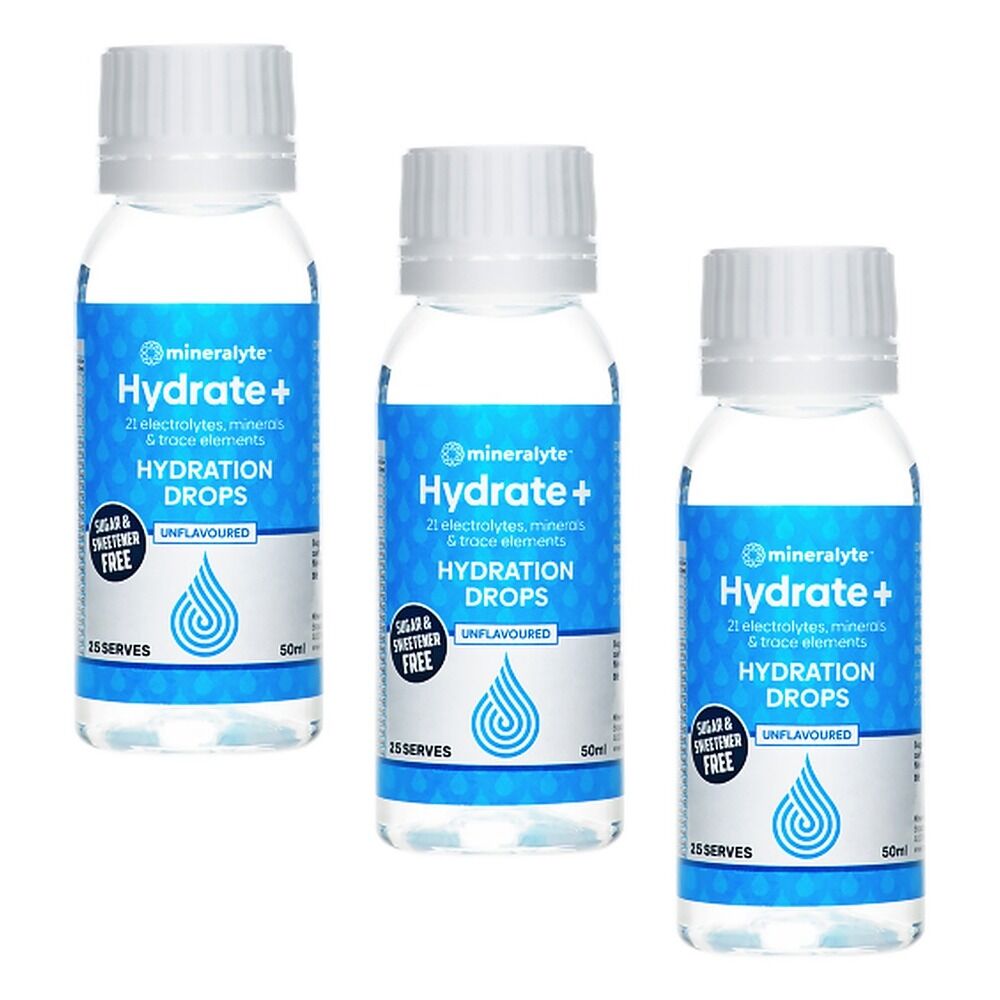 Mineralyte Concentrate Drops 50mL Pack of 3