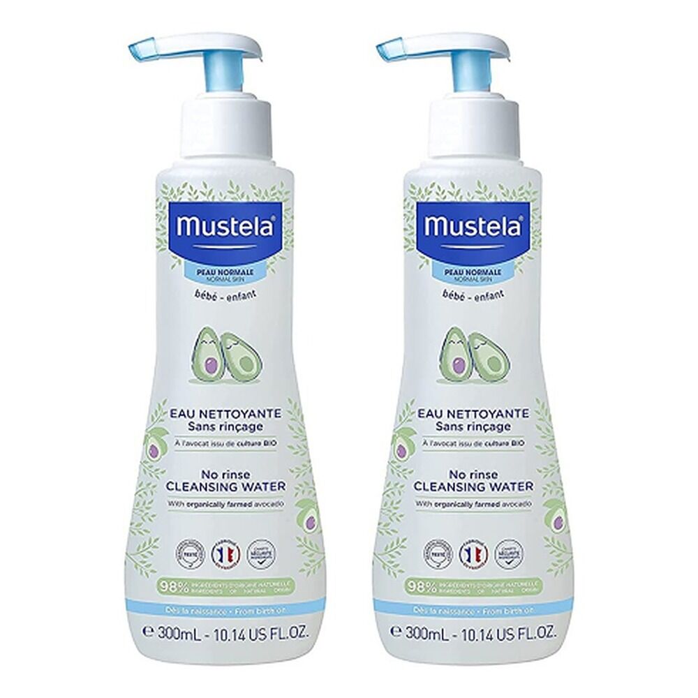 Mustela No Rinse Cleansing Water for Normal Skin 300mL Pack of 2