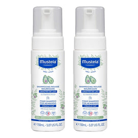 Mustela Newborn Foam Shampoo for Cradle Cap Prevention 150mL Pack of 2