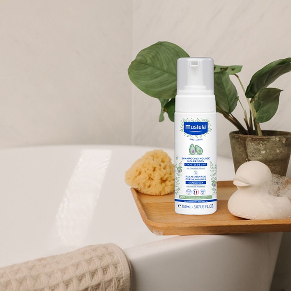 Mustela Newborn Foam Shampoo for Cradle Cap Prevention 150mL