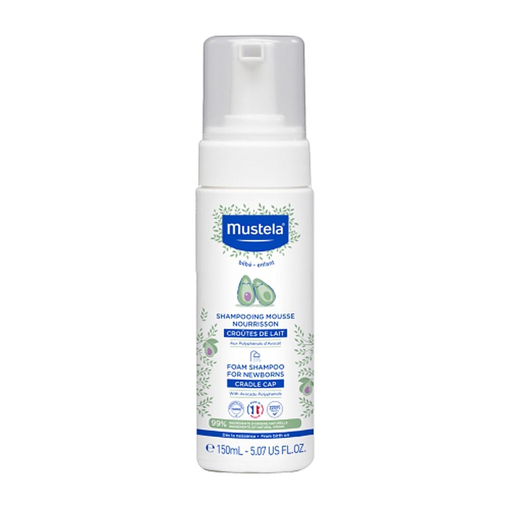 Mustela Newborn Foam Shampoo for Cradle Cap Prevention 150mL
