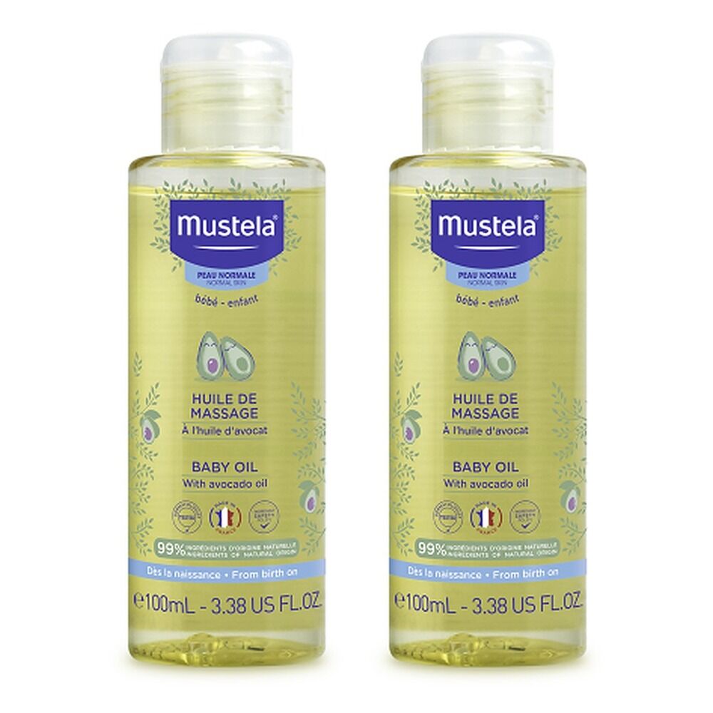 Mustela Baby Oil 100mL Pack of 2