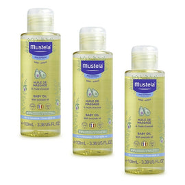 Mustela Baby Oil 100mL Pack of 3