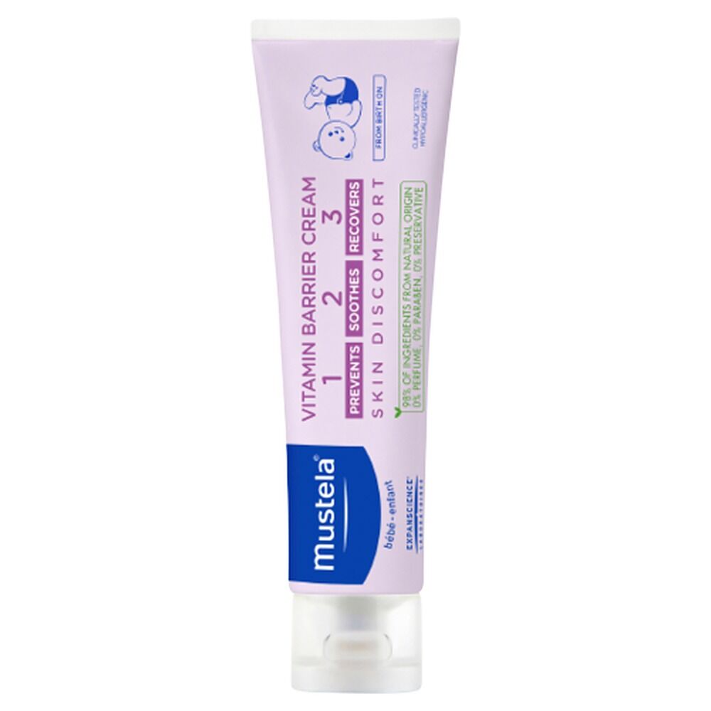 Mustela Vitamin Barrier Cream 123 for Nappy Rash 108g