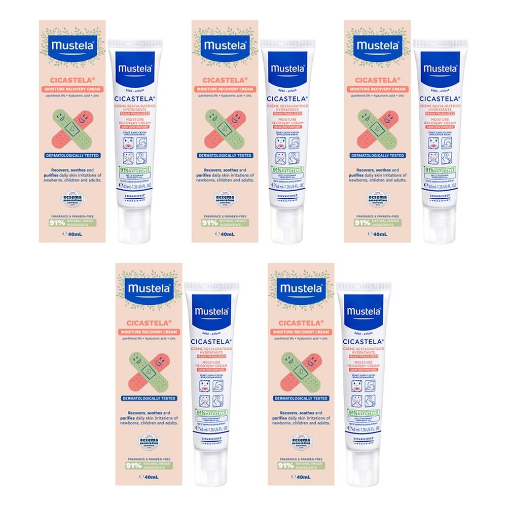 Mustela Cicastela SOS Recovery Cream 40mL Pack of 5