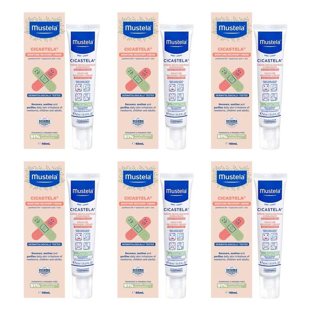 Mustela Cicastela SOS Recovery Cream 40mL Pack of 6