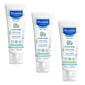 Mustela Hydra Bebe Facial Cream for Normal Skin 40mL Pack of 3