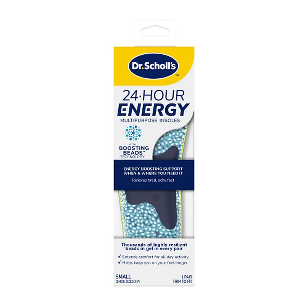 Scholl 24 Hour Energy Multipurpose Insoles Small