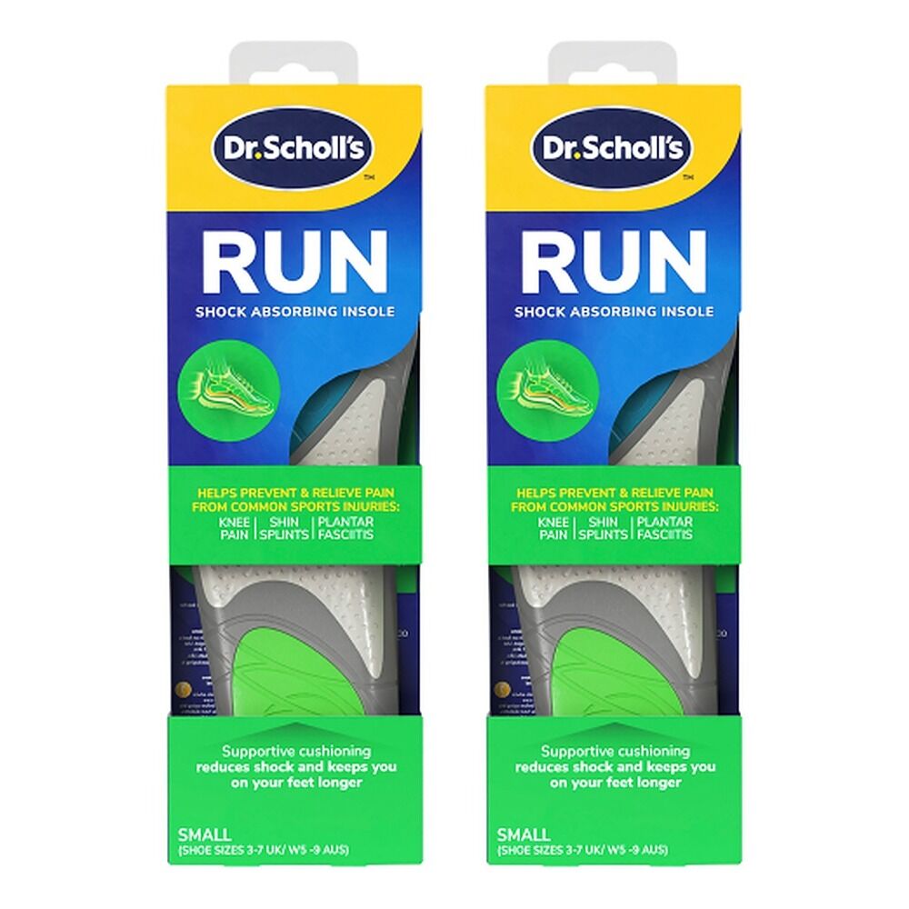 Scholl Run Shock Absorbing Insole Small Pack of 2