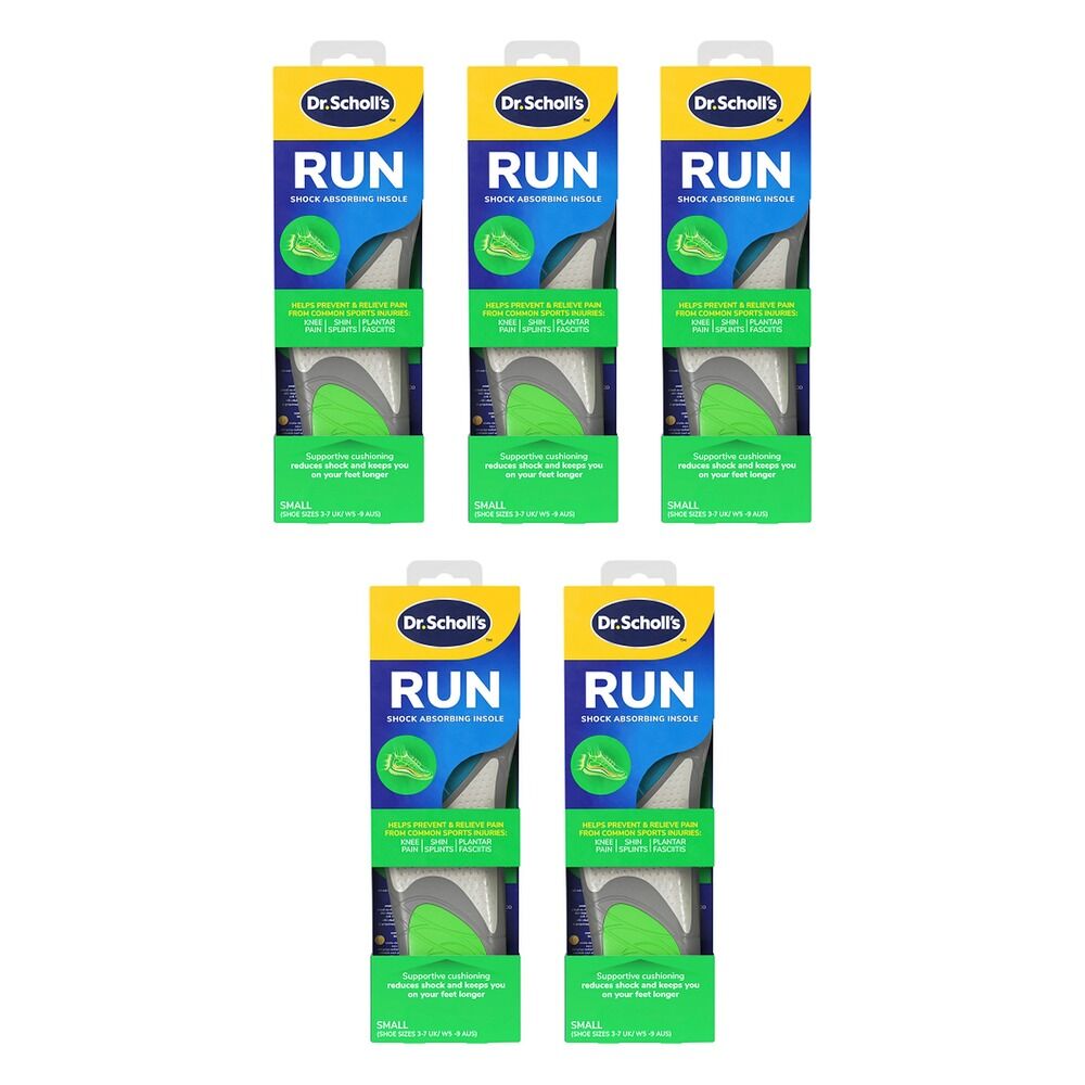 Scholl Run Shock Absorbing Insole Small Pack of 5
