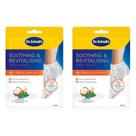 Scholl Soothing & Revitalising Foot Mask Pack of 2