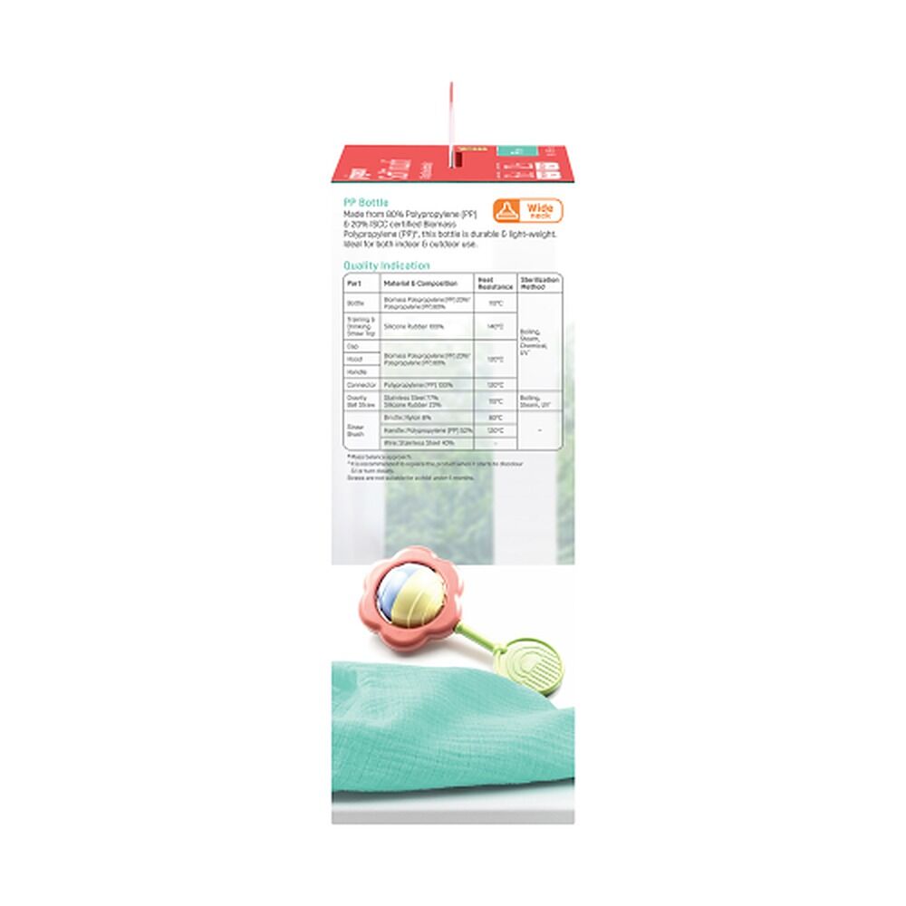 Pigeon SofTouch 2-Step Straw Bottle Set 6+ Months 240mL