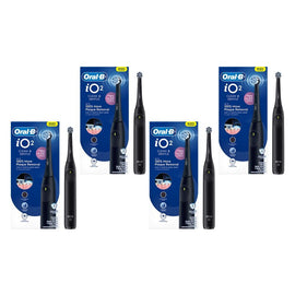 Oral-B iO2 Clean & Gentle Rechargeable Toothbrush Black Pack of 4