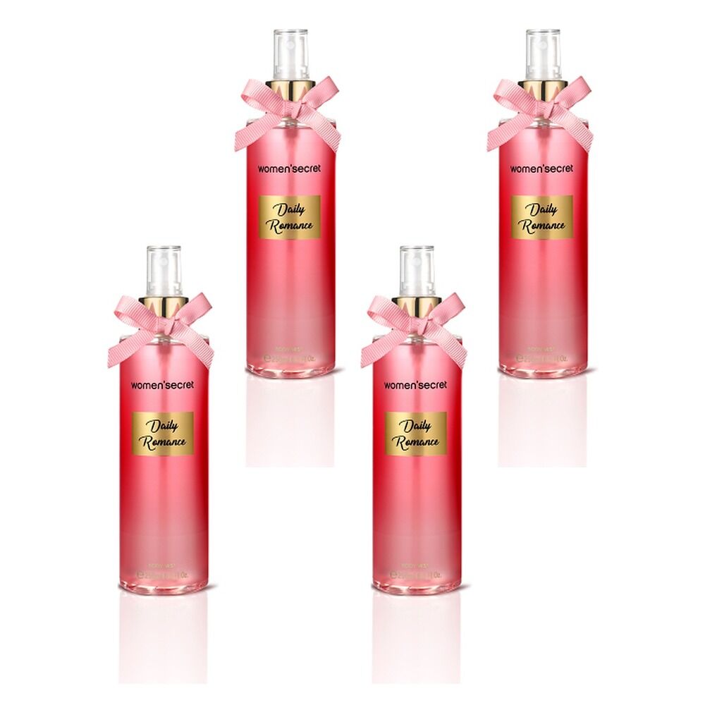 Women'Secret Daily Romance Body Mist 250mL Pack of 4