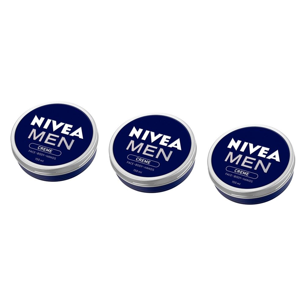 NIVEA Men Creme 150mL Pack of 3