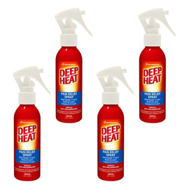 Deep Heat Pain Relief Spray 100mL Pack of 4