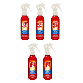 Deep Heat Pain Relief Spray 100mL Pack of 5