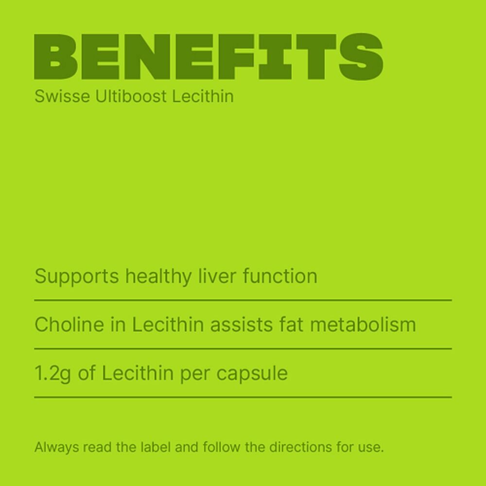 Swisse Ultiboost Lecithin 150 Capsules