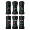 Lynx Africa 3-in-1 Body Wash 400mL Pack of 6