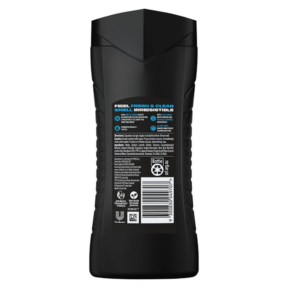 Lynx Ice Chill 3-in-1 Body Wash 400mL
