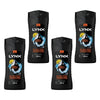 Lynx Smell Ready 3-in-1 Body Wash 400mL Pack of 4