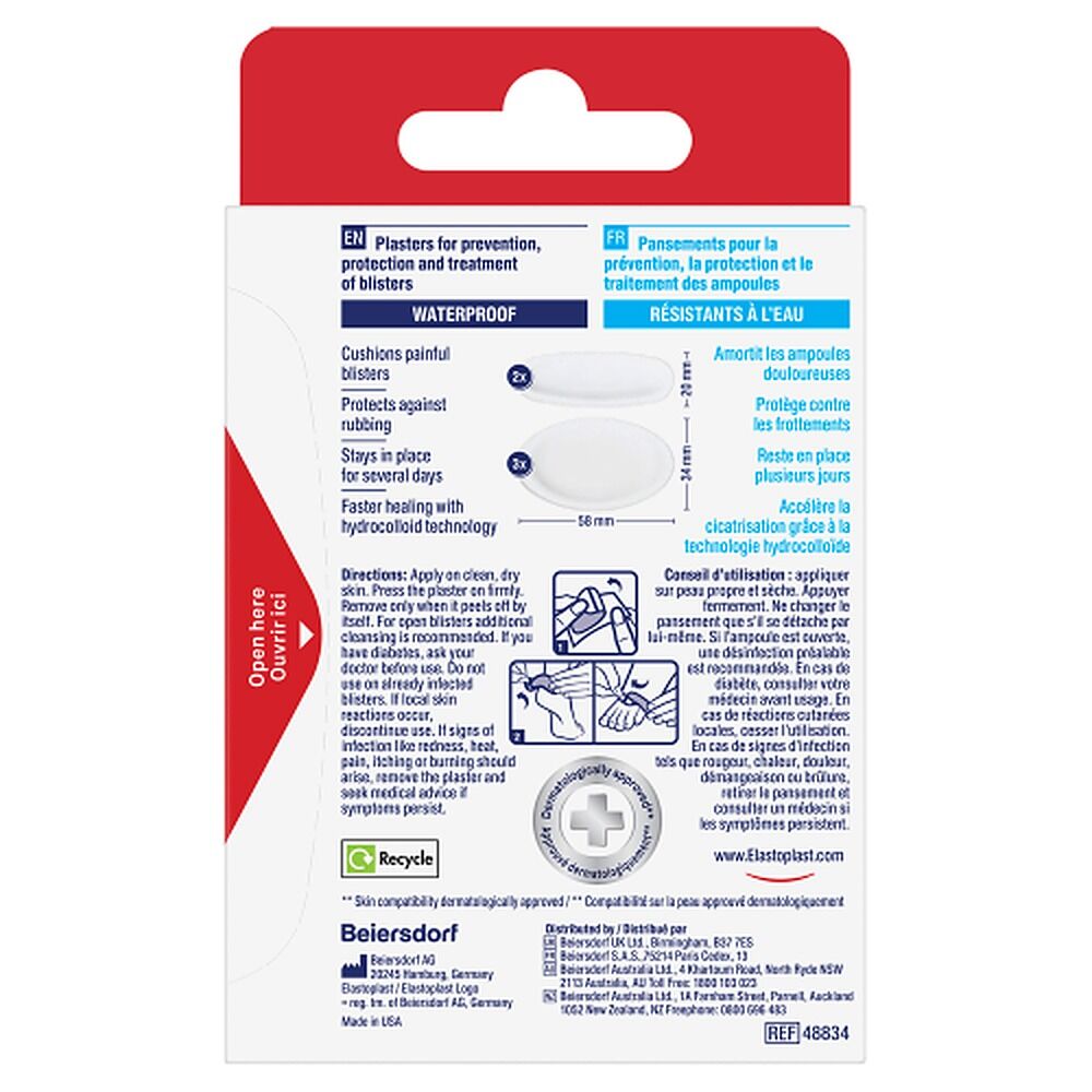 Elastoplast SOS Blister Plasters 5 Pack