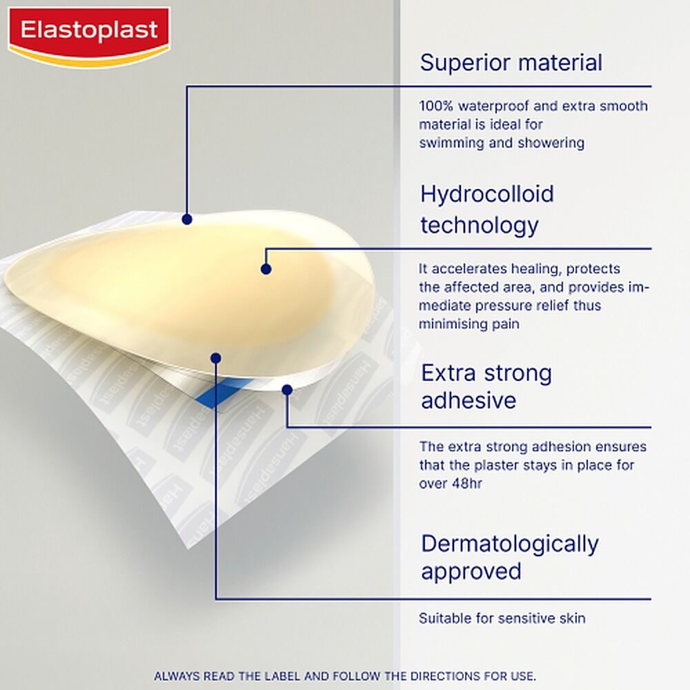 Elastoplast SOS Blister Plasters 5 Pack