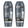Dove Men Deodorant Advanced 72HR Invisible Dry Roll-On 50mL Pack of 2